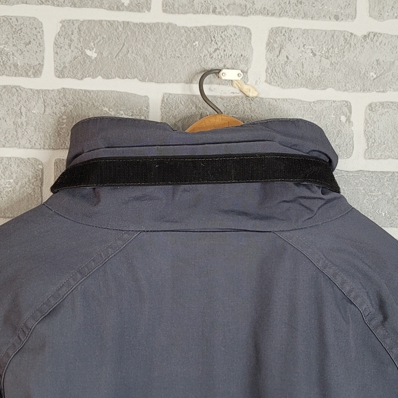 Woolrich Vintage Made in USA Blue Parka Jacket Winter Coat Mens Size XL Long